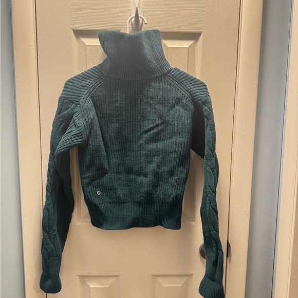 lululemon athletica Teal Cowl Neck Sweater - Picture 5 of 5